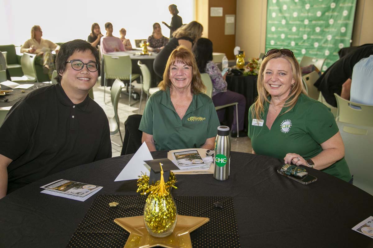 CHC Students recognized at Honors Ceremony.