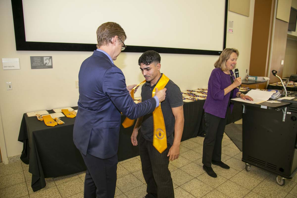 CHC Students recognized at Honors Ceremony.