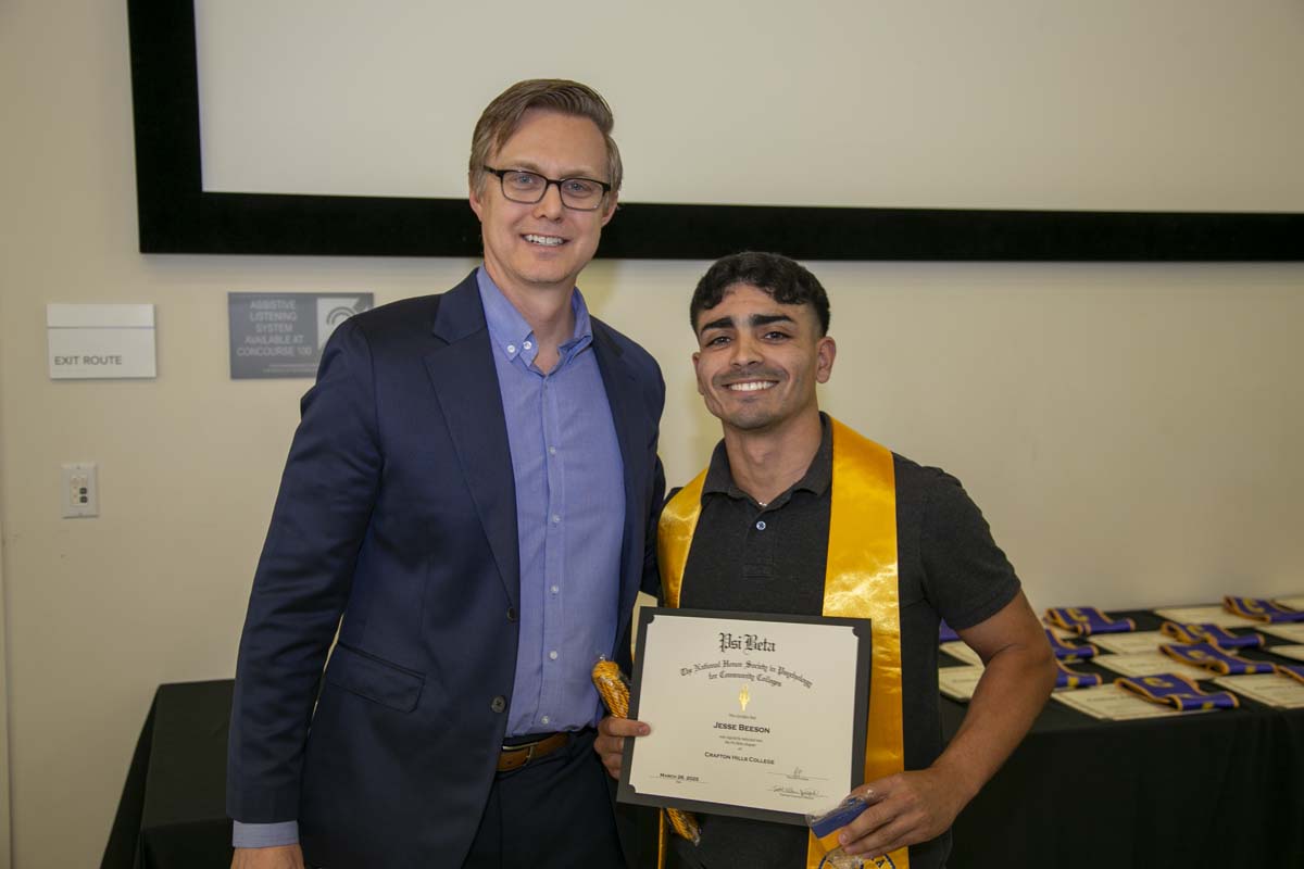 CHC Students recognized at Honors Ceremony.