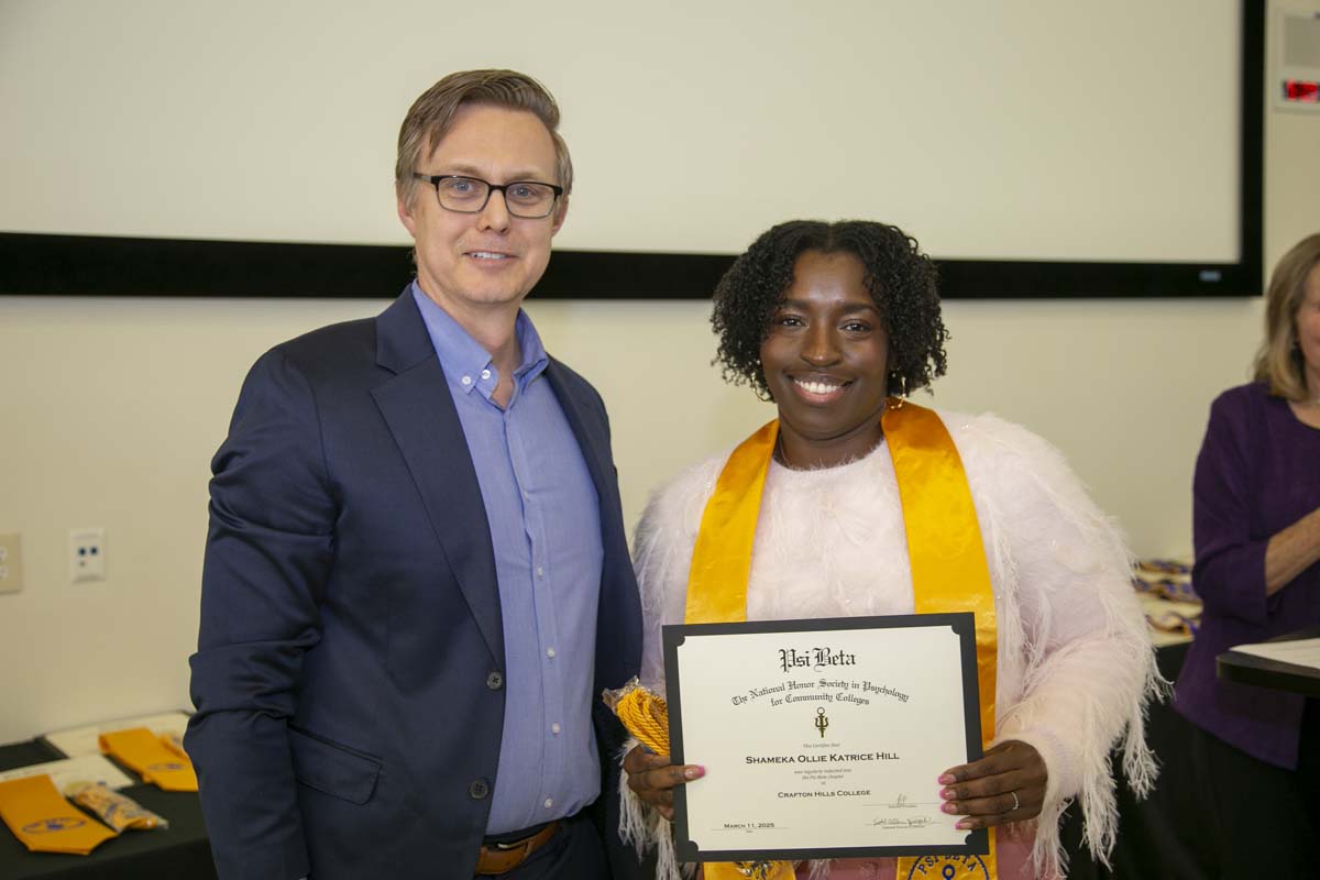 CHC Students recognized at Honors Ceremony.