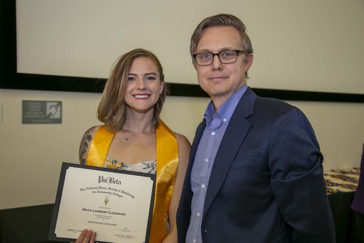 CHC Students recognized at Honors Ceremony.