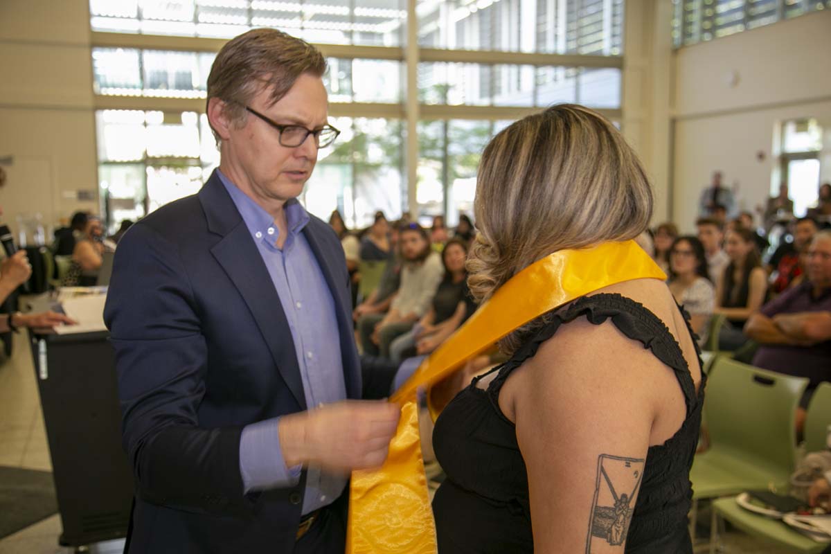 CHC Students recognized at Honors Ceremony.