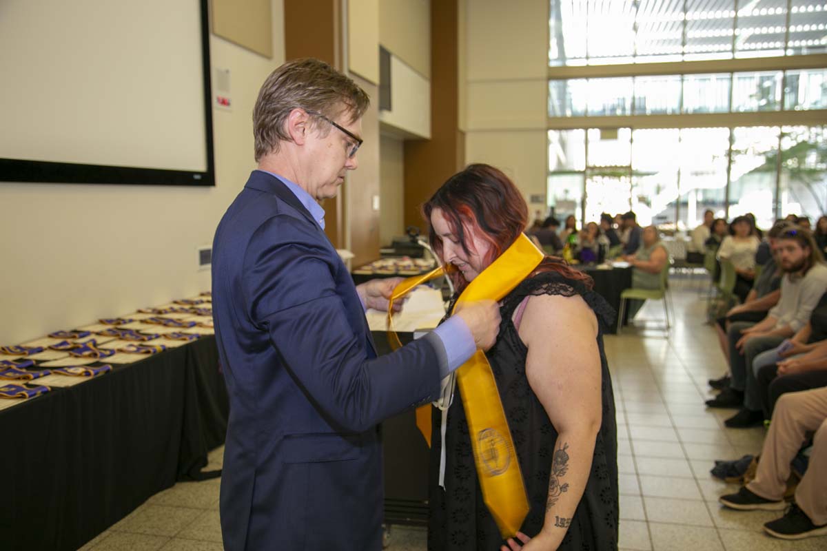 CHC Students recognized at Honors Ceremony.