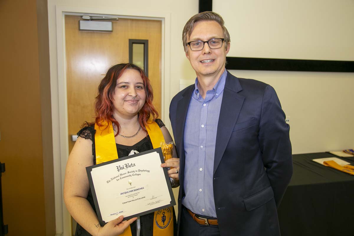 CHC Students recognized at Honors Ceremony.