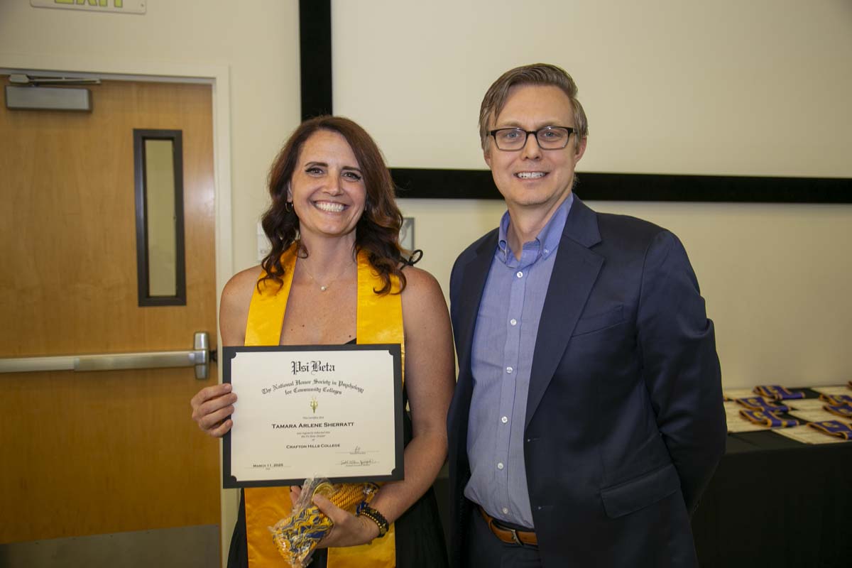 CHC Students recognized at Honors Ceremony.