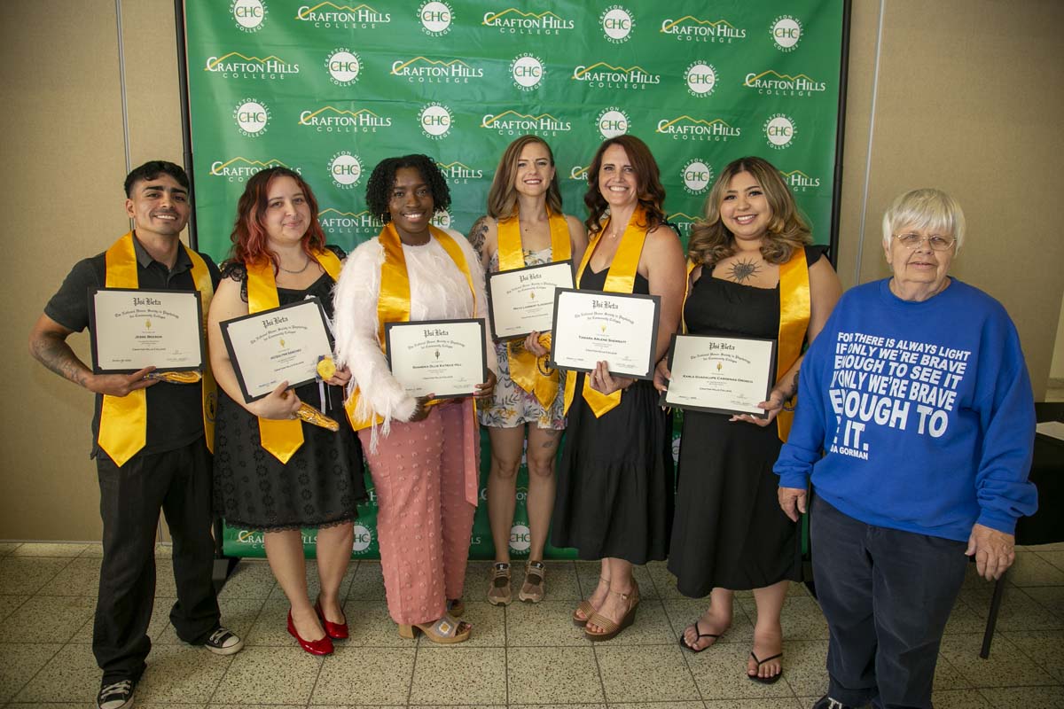 CHC Students recognized at Honors Ceremony.