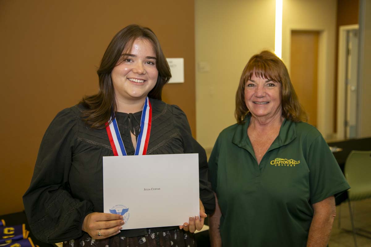 CHC Students recognized at Honors Ceremony.