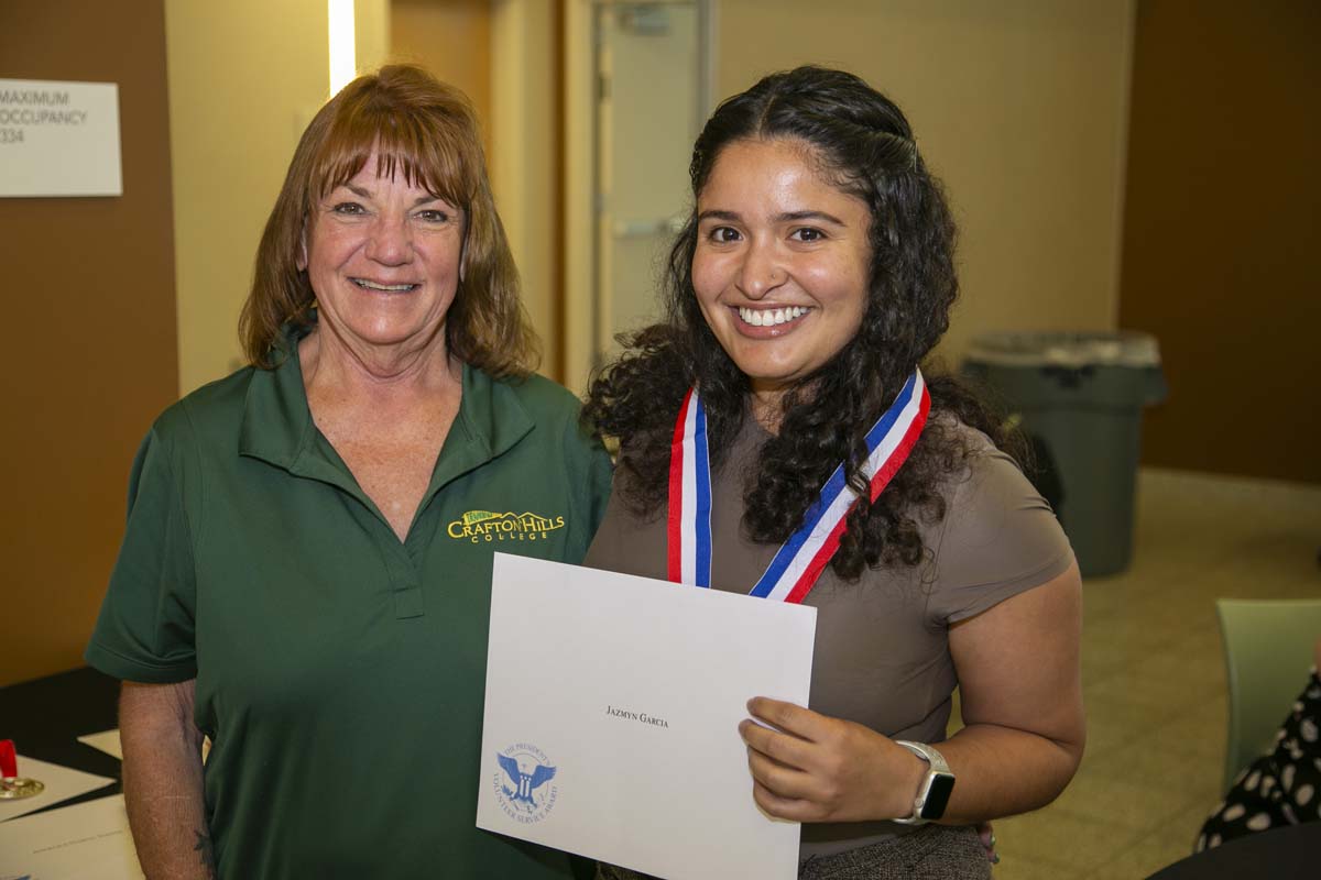 CHC Students recognized at Honors Ceremony.