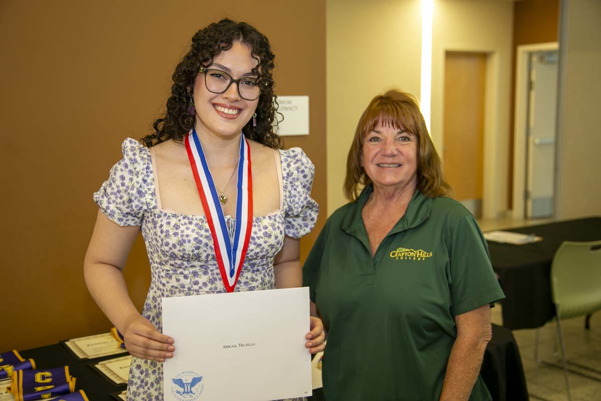 CHC Students recognized at Honors Ceremony.