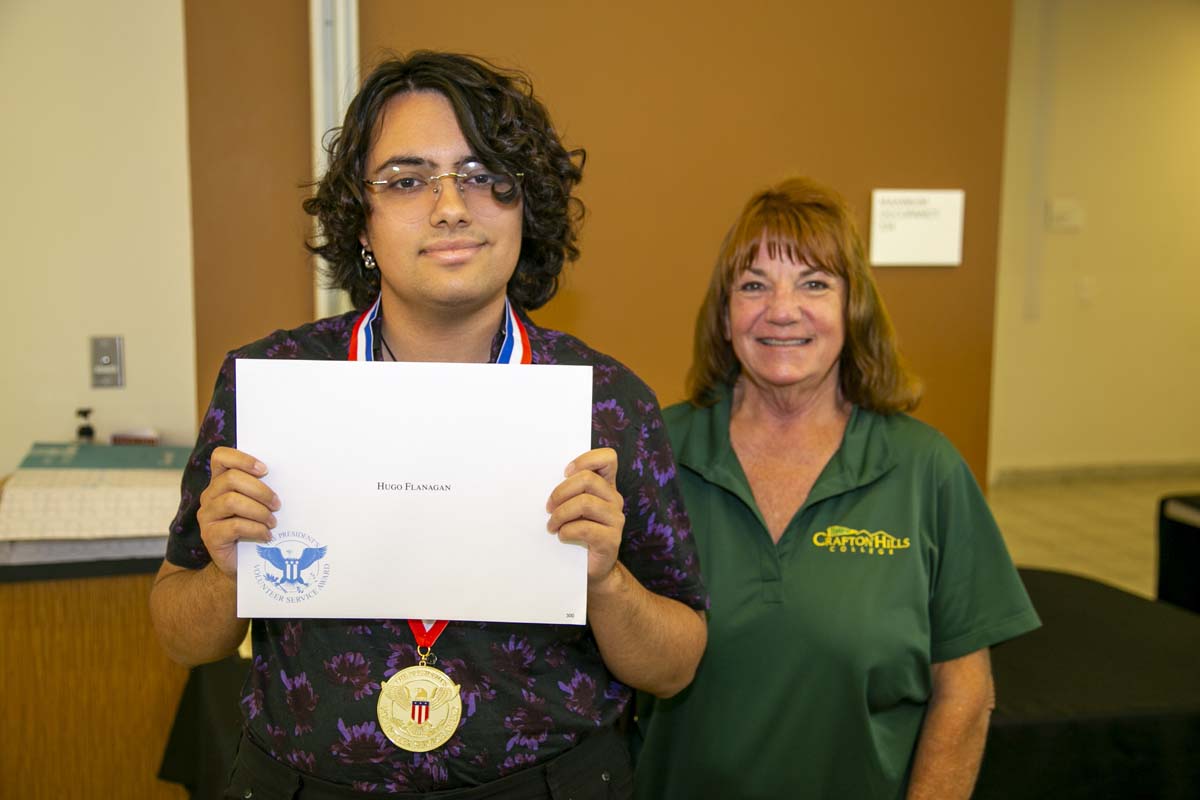 CHC Students recognized at Honors Ceremony.