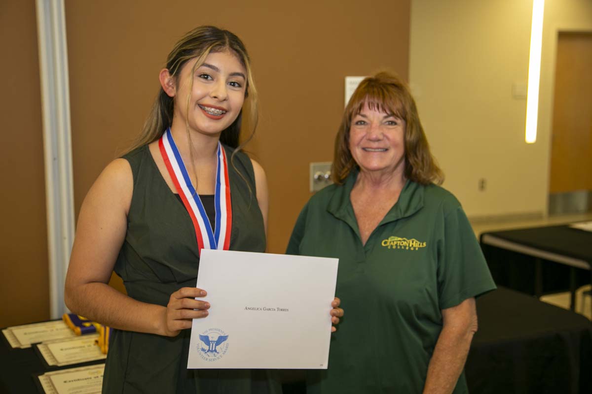 CHC Students recognized at Honors Ceremony.