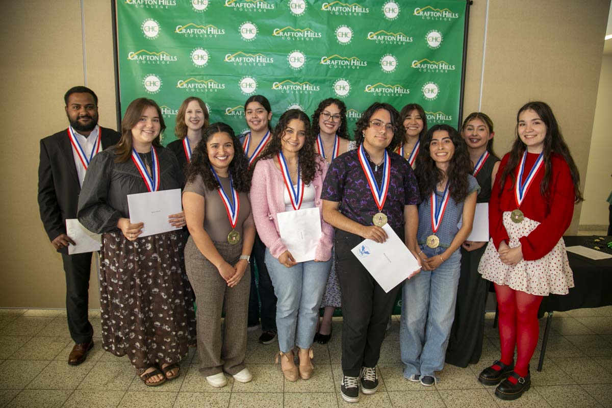 CHC Students recognized at Honors Ceremony.