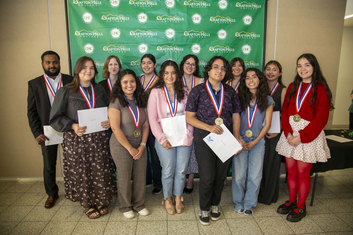 CHC Students recognized at Honors Ceremony.