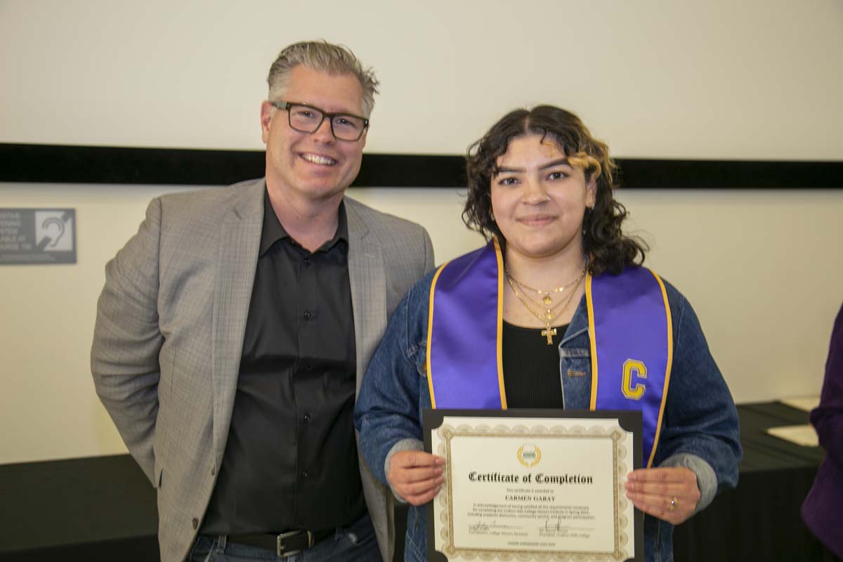 CHC Students recognized at Honors Ceremony.