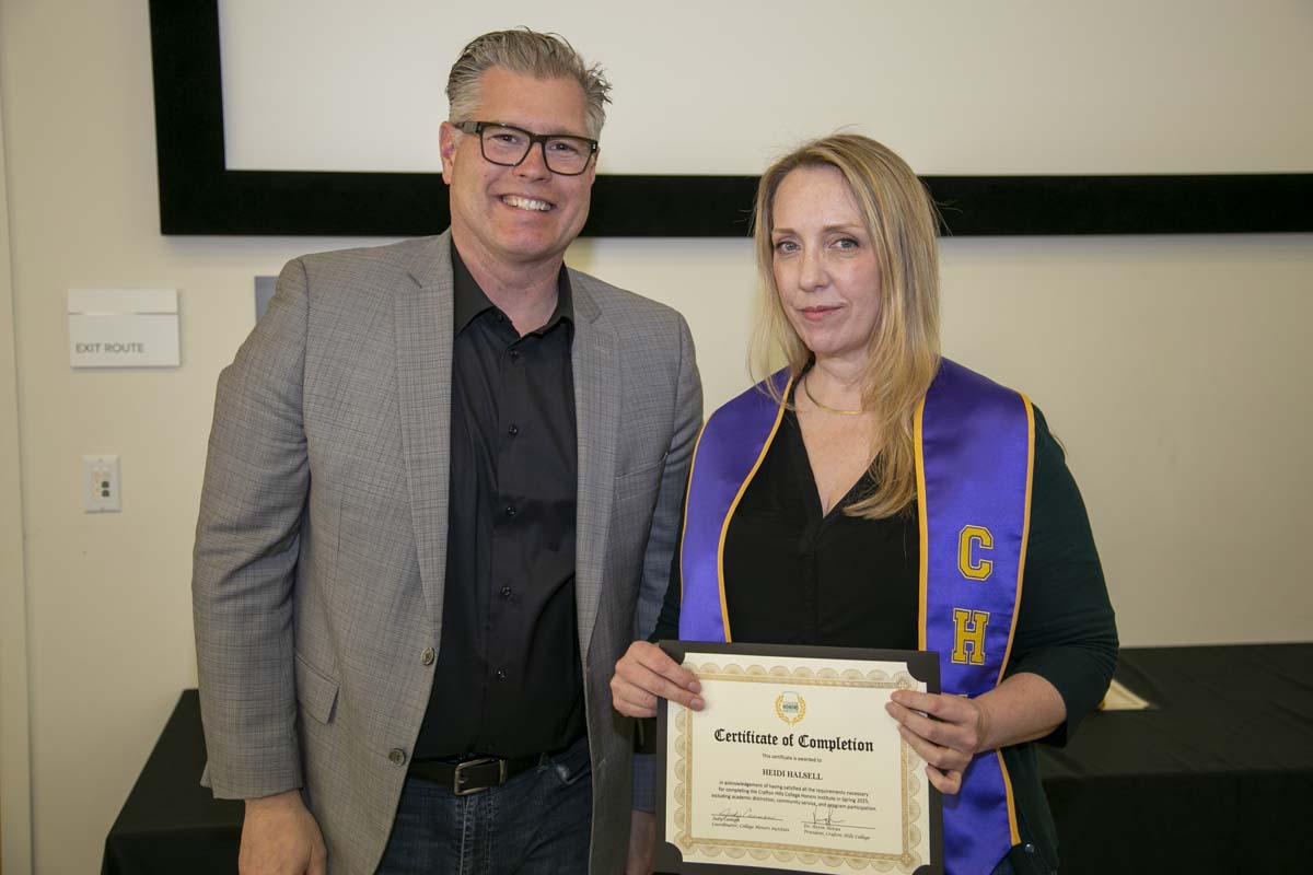 CHC Students recognized at Honors Ceremony.