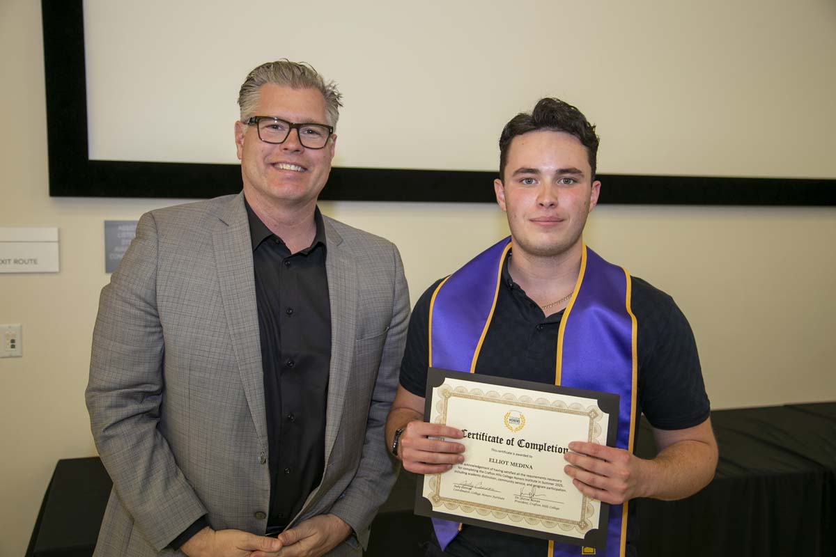 CHC Students recognized at Honors Ceremony.