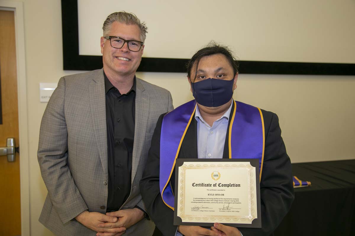 CHC Students recognized at Honors Ceremony.