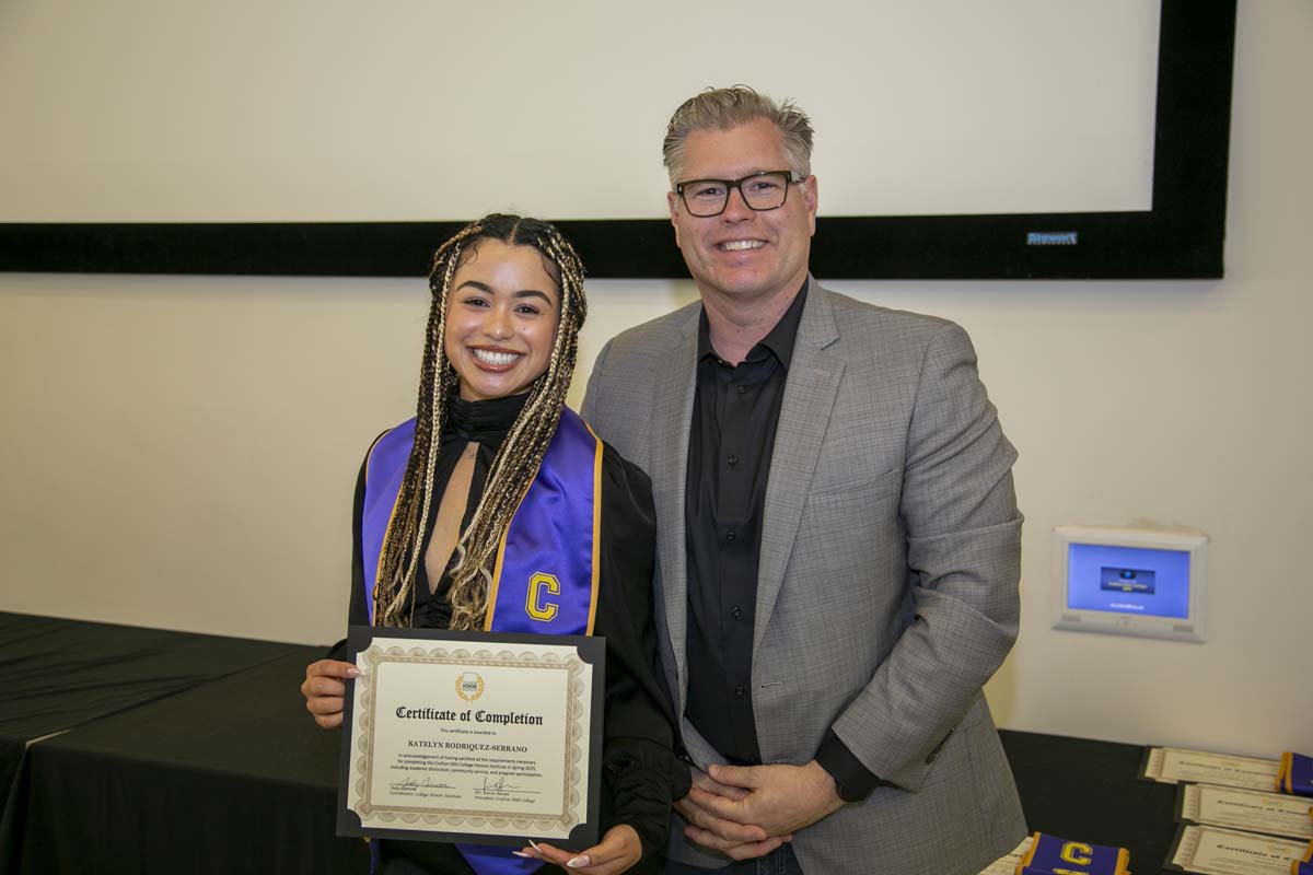 CHC Students recognized at Honors Ceremony.