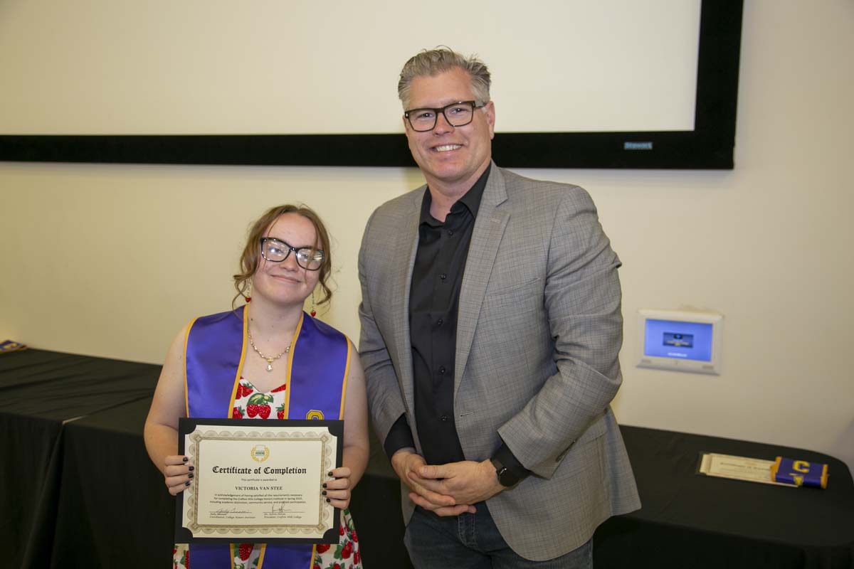 CHC Students recognized at Honors Ceremony.