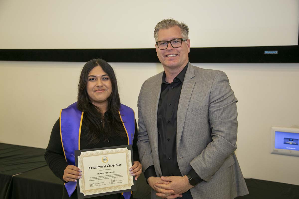 CHC Students recognized at Honors Ceremony.