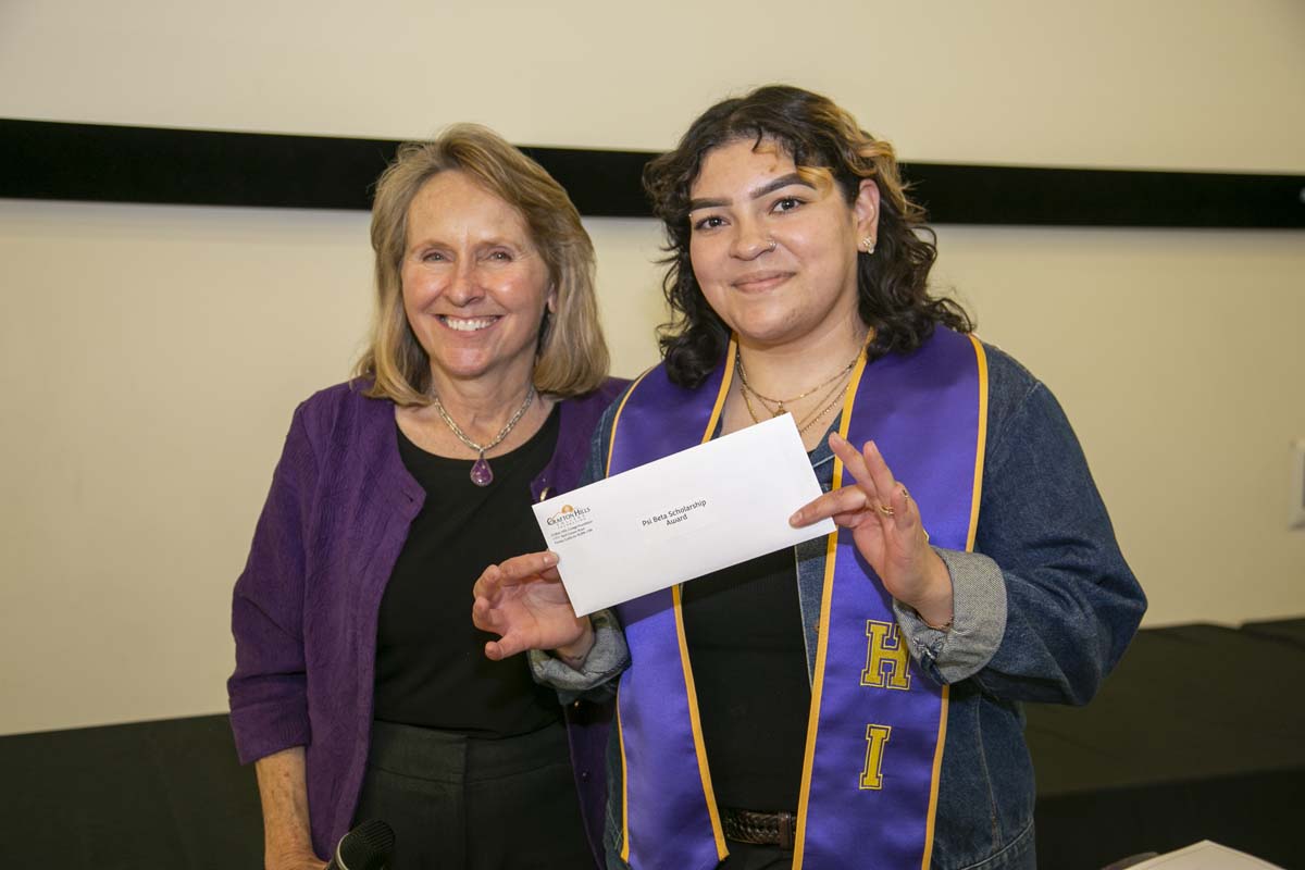 CHC Students recognized at Honors Ceremony.