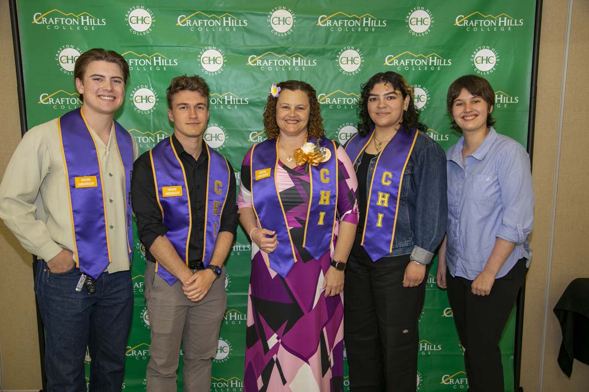 CHC Students recognized at Honors Ceremony.