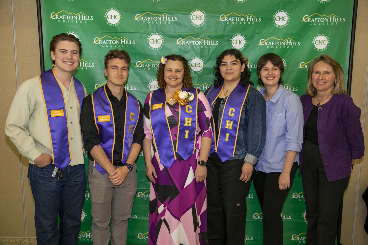 CHC Students recognized at Honors Ceremony.