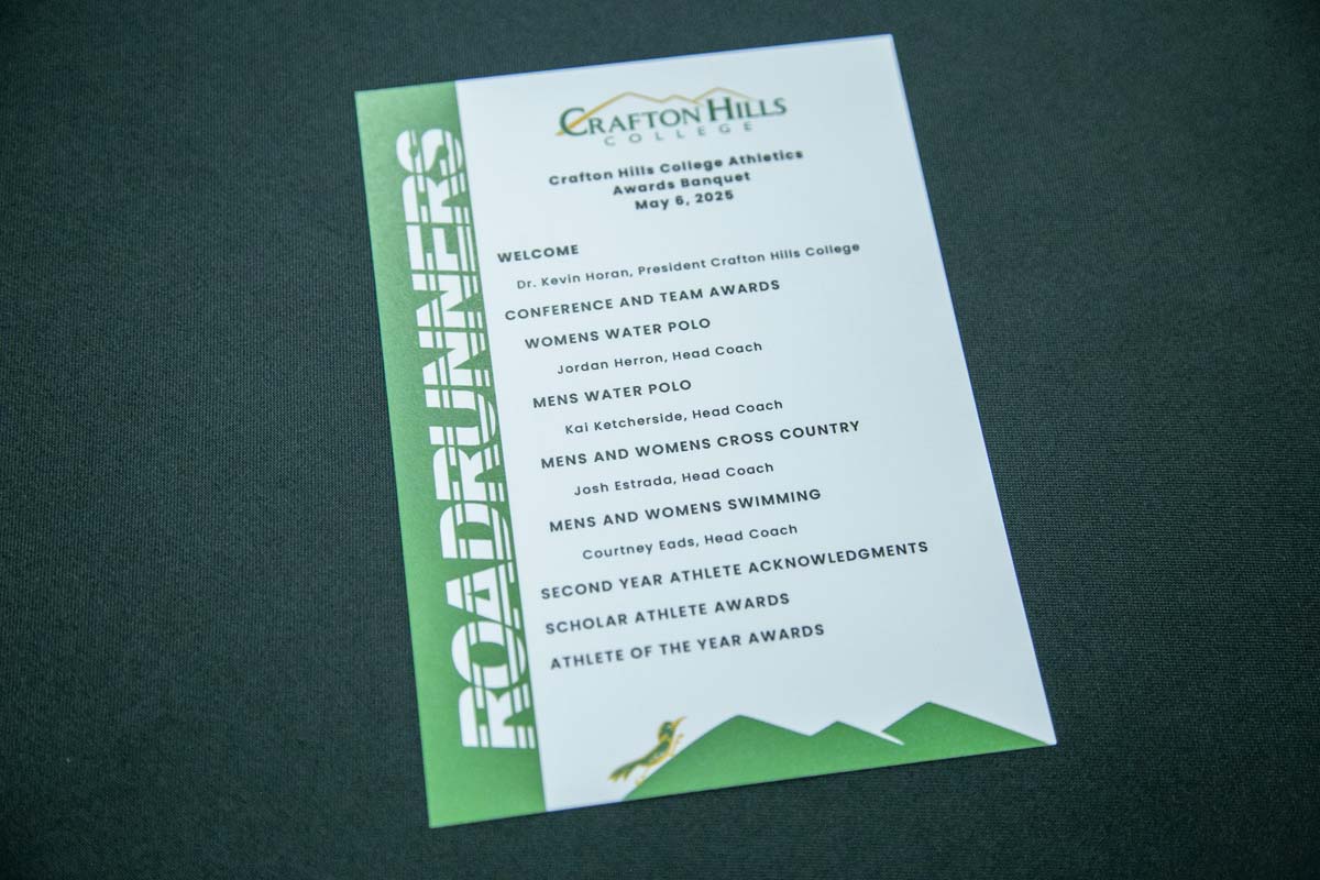 CHC Student Athletes are recognized at Athletics Banquet.