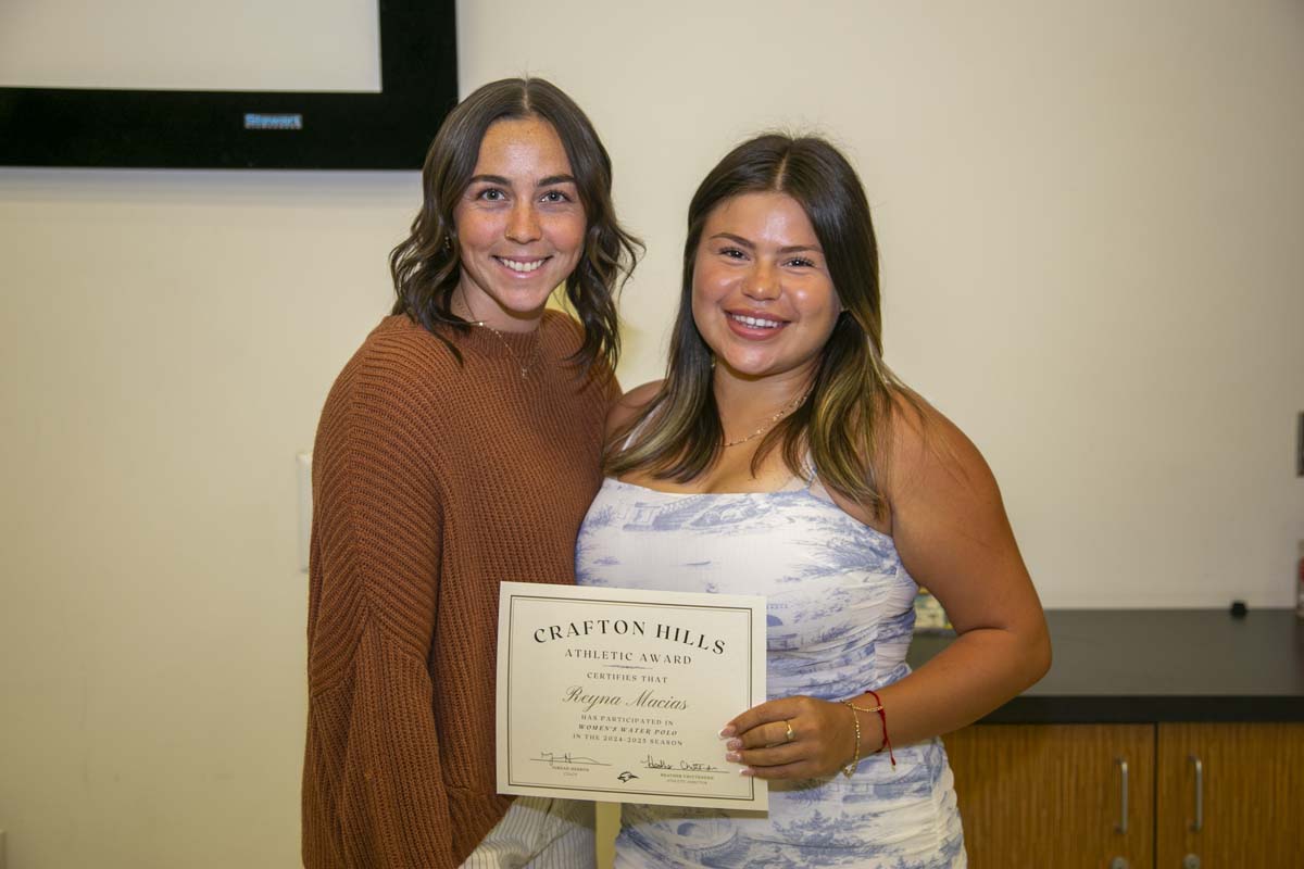 CHC Student Athletes are recognized at Athletics Banquet.