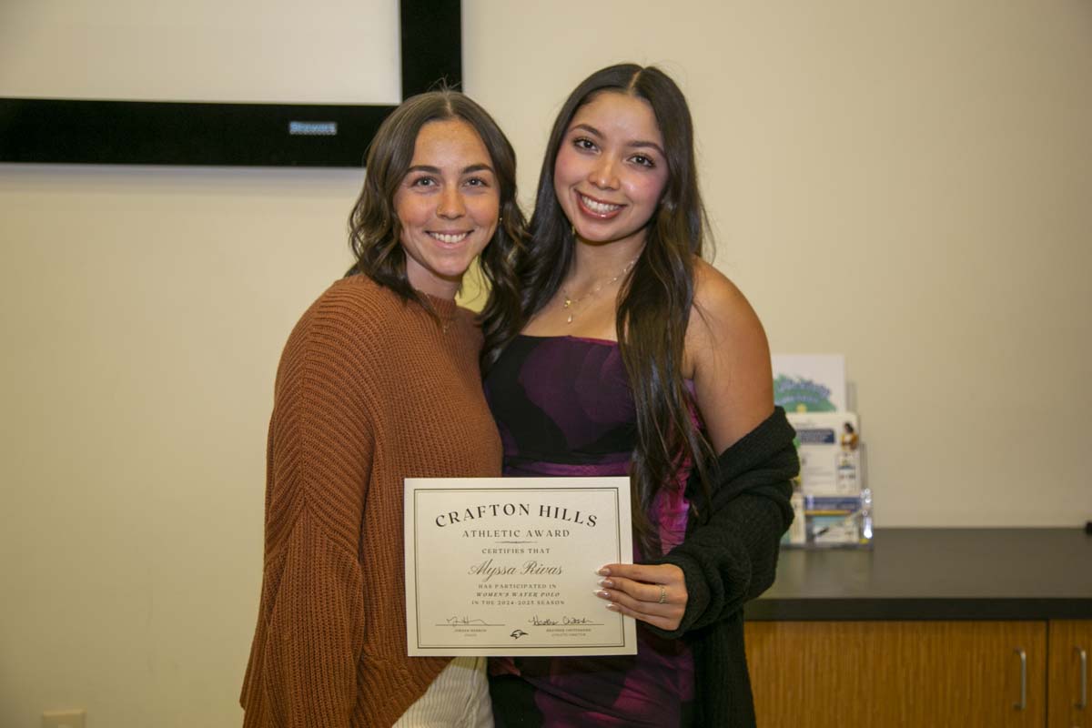 CHC Student Athletes are recognized at Athletics Banquet.