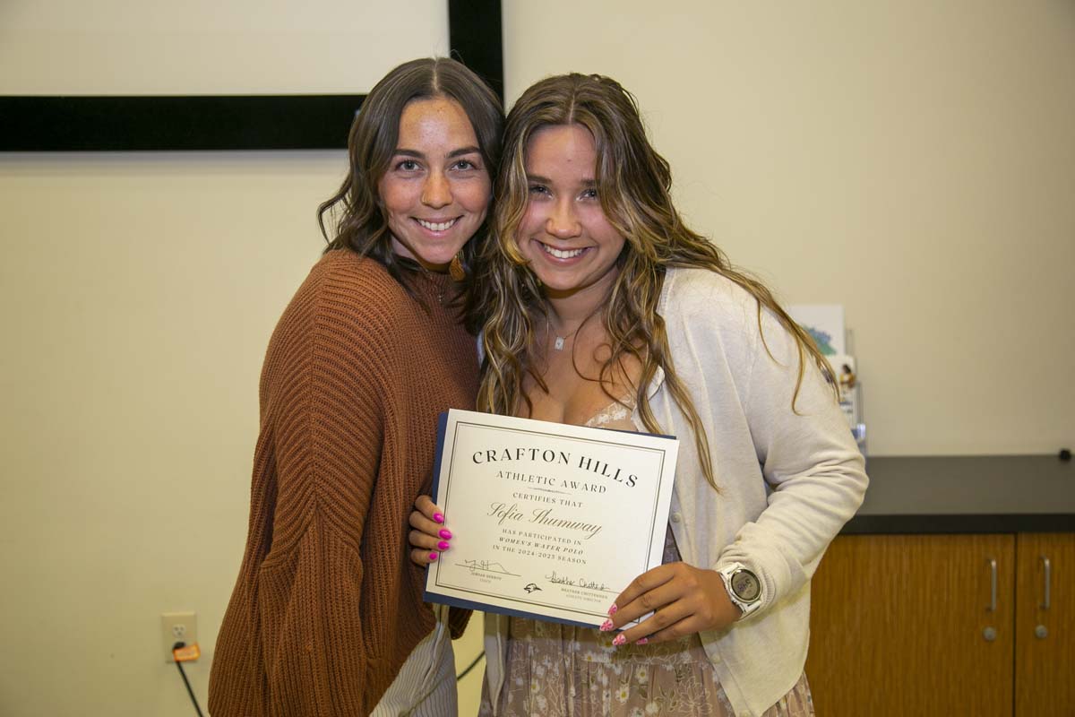 CHC Student Athletes are recognized at Athletics Banquet.