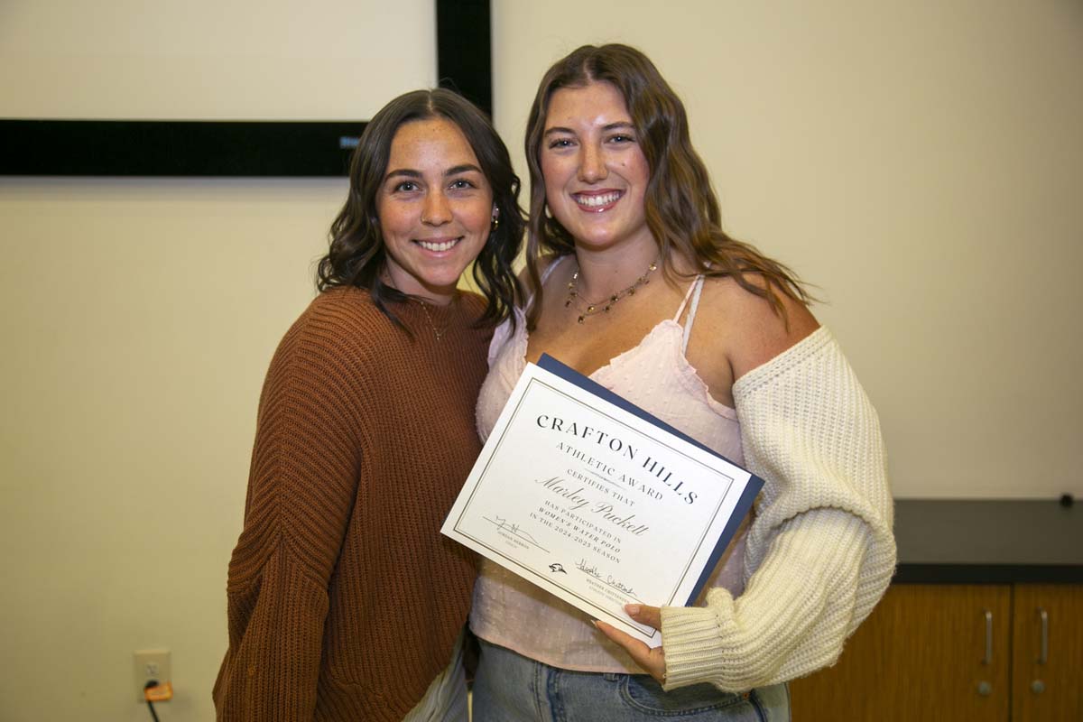 CHC Student Athletes are recognized at Athletics Banquet.