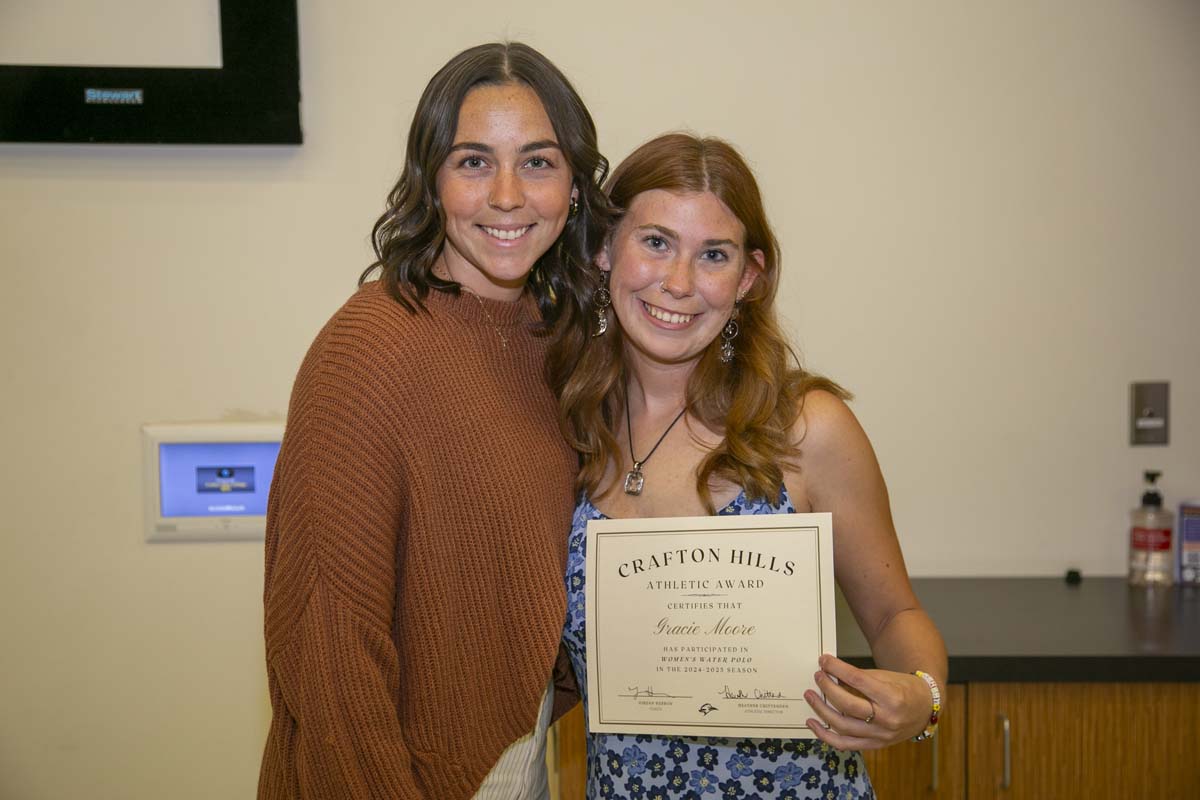 CHC Student Athletes are recognized at Athletics Banquet.