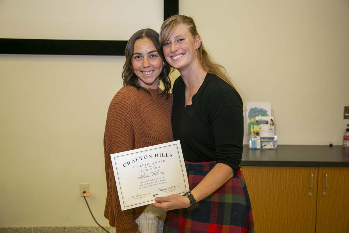 CHC Student Athletes are recognized at Athletics Banquet.