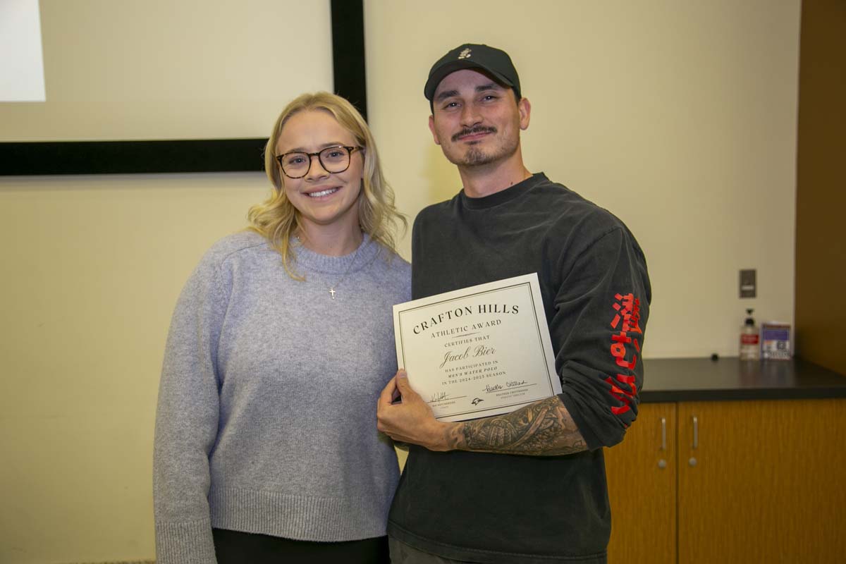 CHC Student Athletes are recognized at Athletics Banquet.