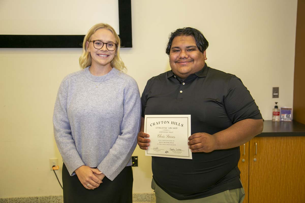 CHC Student Athletes are recognized at Athletics Banquet.