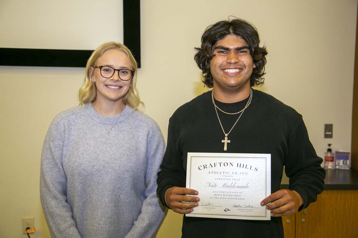 CHC Student Athletes are recognized at Athletics Banquet.