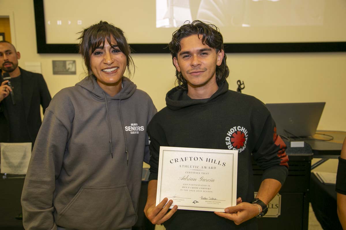 CHC Student Athletes are recognized at Athletics Banquet.