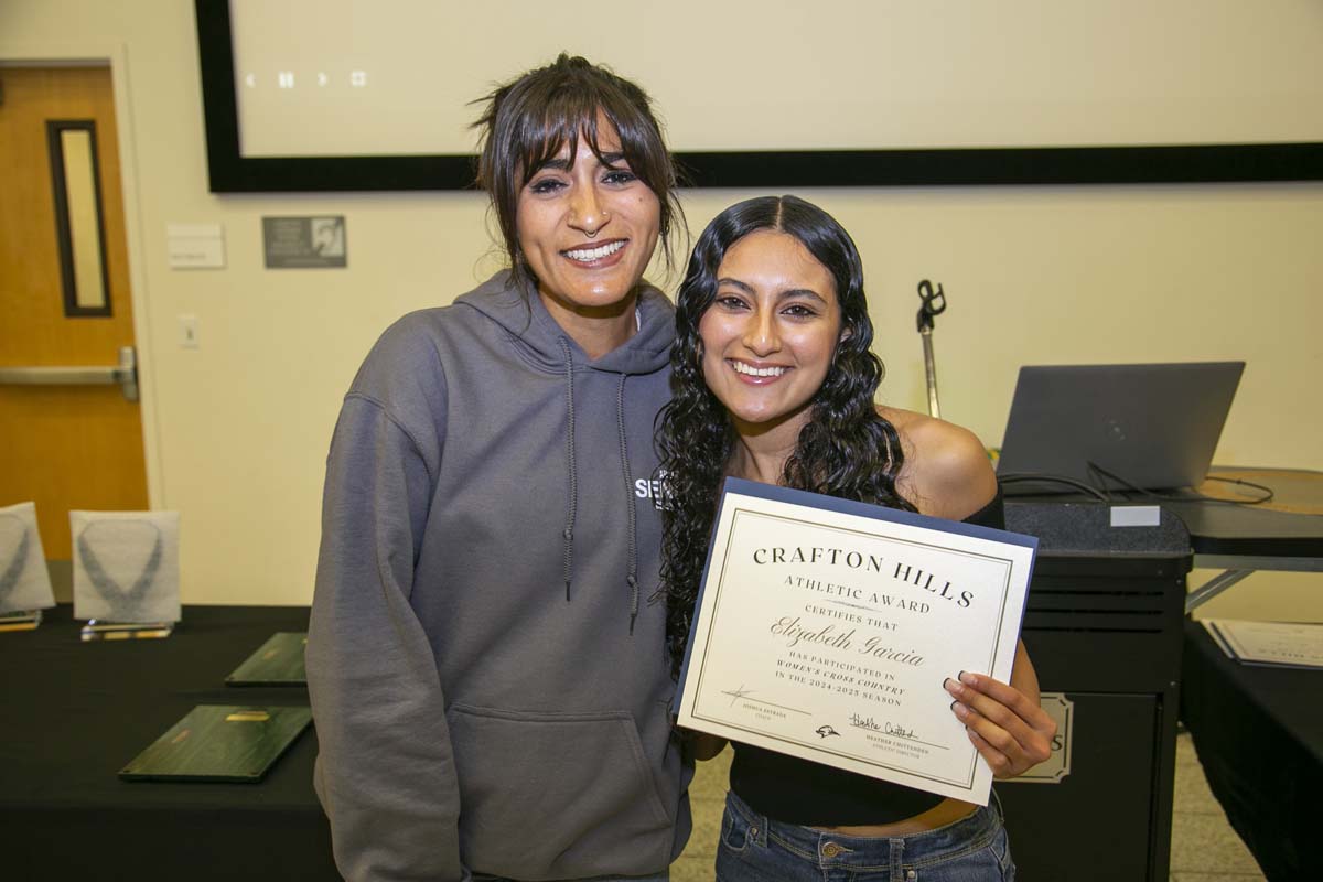 CHC Student Athletes are recognized at Athletics Banquet.