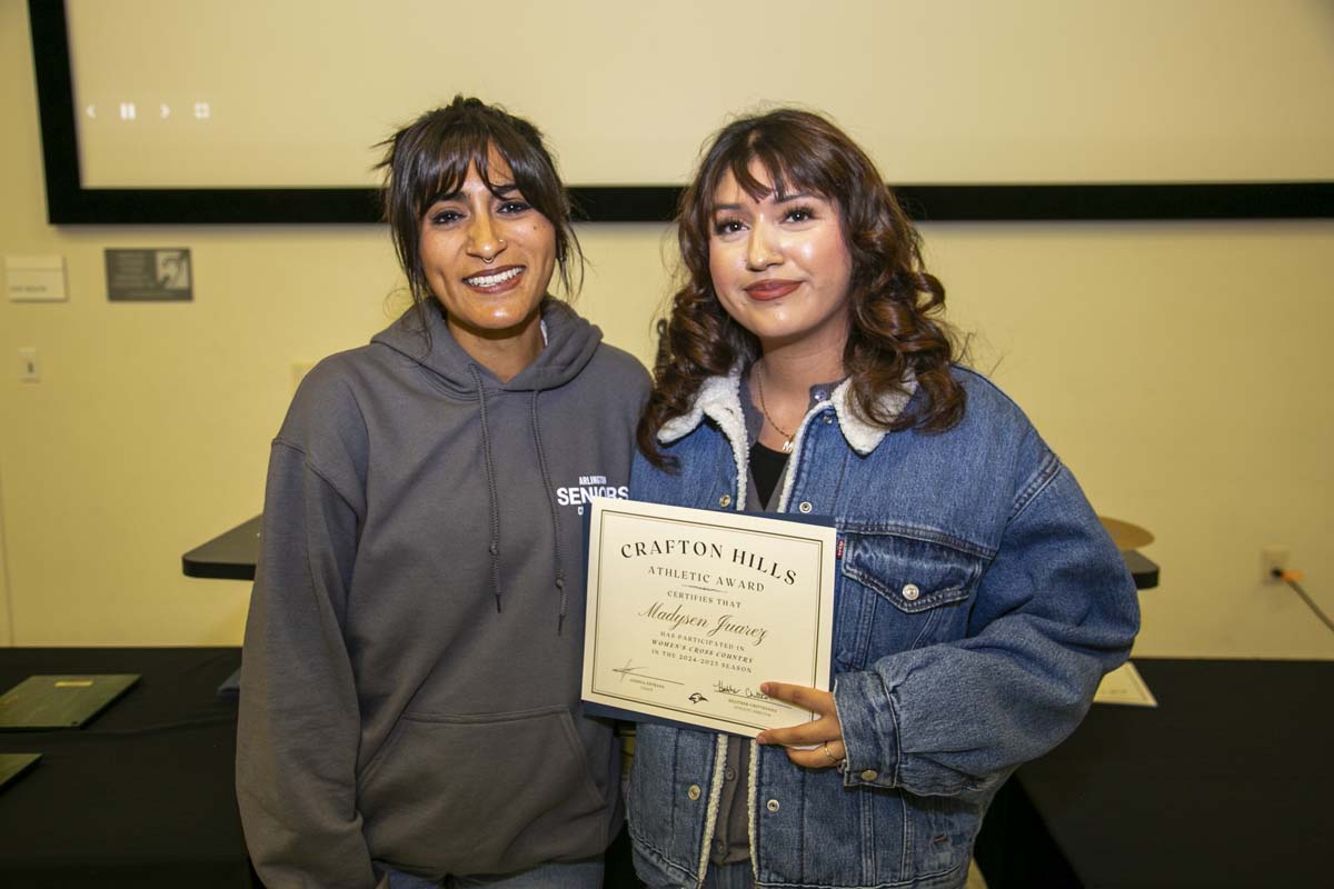 CHC Student Athletes are recognized at Athletics Banquet.