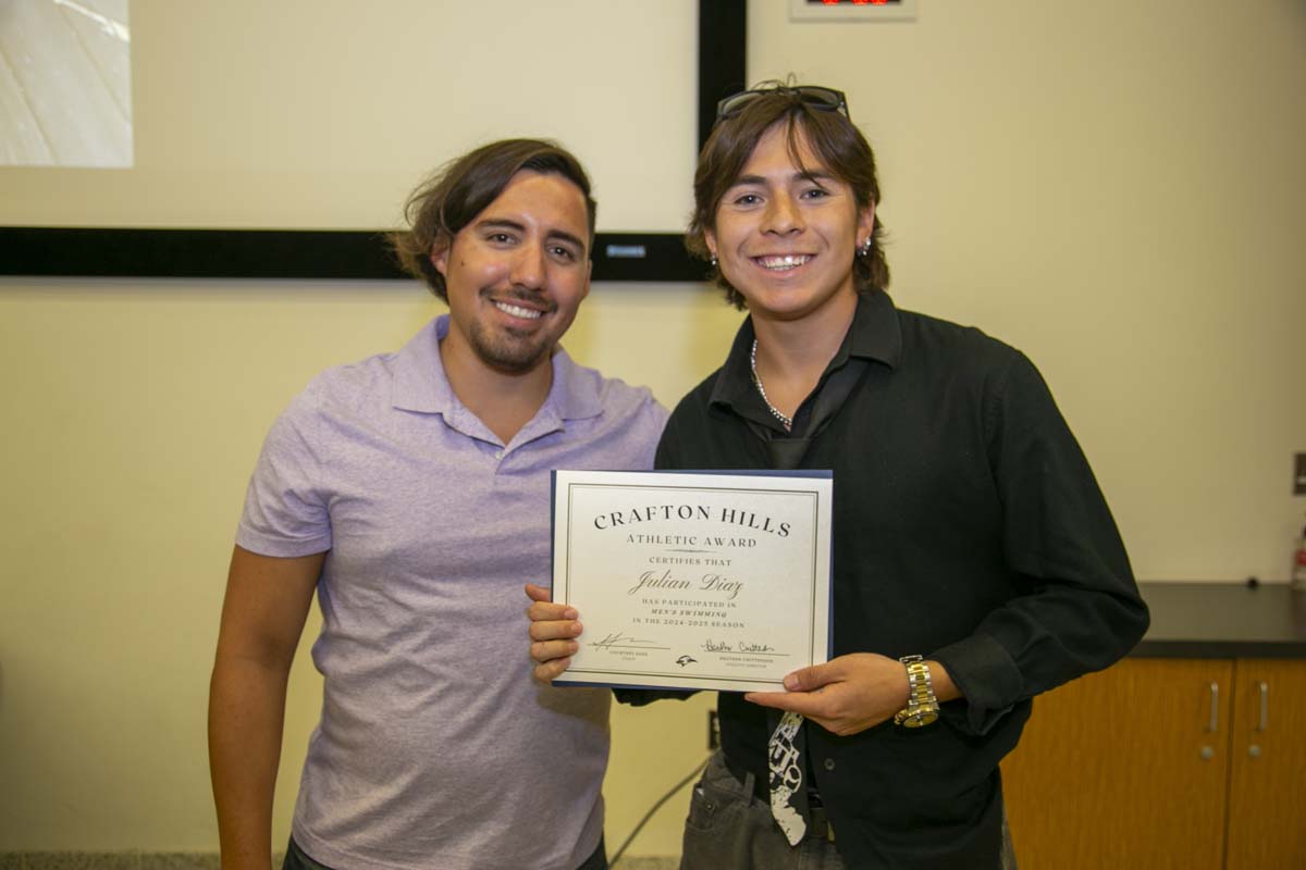 CHC Student Athletes are recognized at Athletics Banquet.