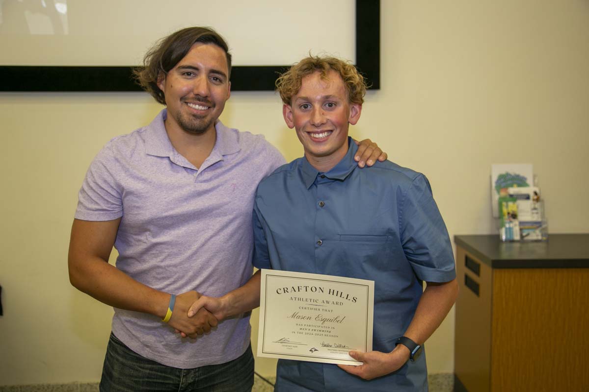 CHC Student Athletes are recognized at Athletics Banquet.