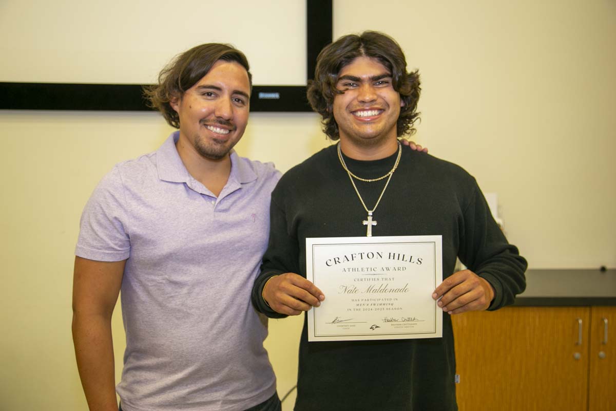 CHC Student Athletes are recognized at Athletics Banquet.