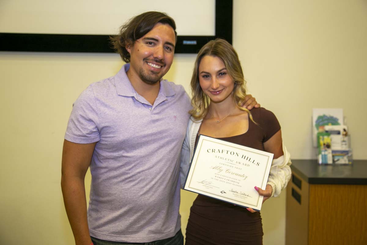 CHC Student Athletes are recognized at Athletics Banquet.