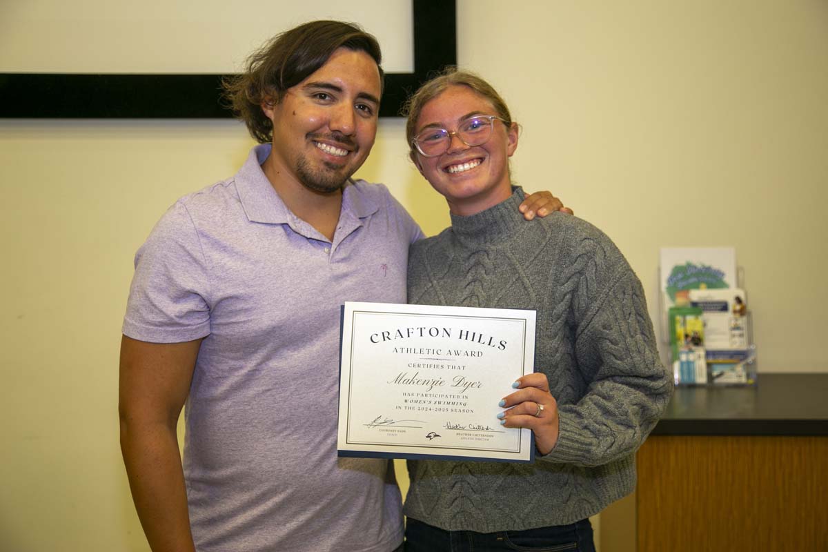 CHC Student Athletes are recognized at Athletics Banquet.