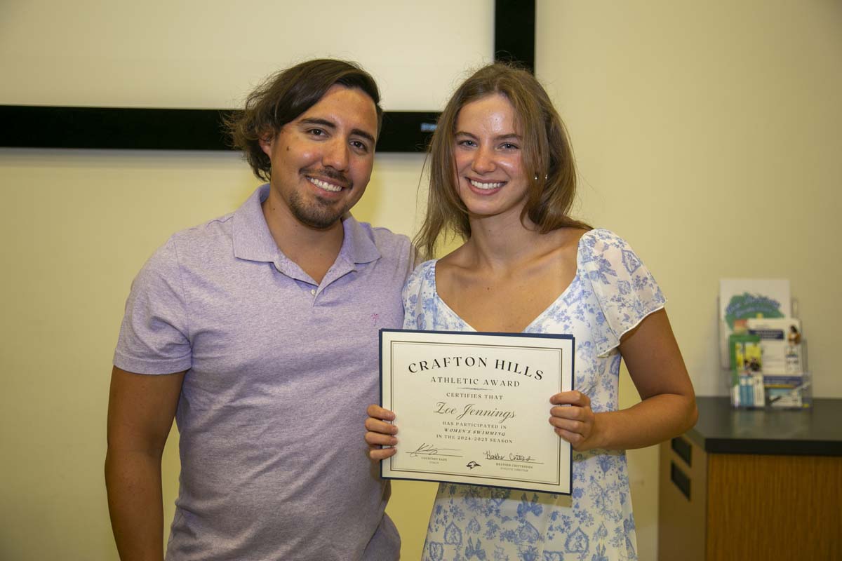 CHC Student Athletes are recognized at Athletics Banquet.