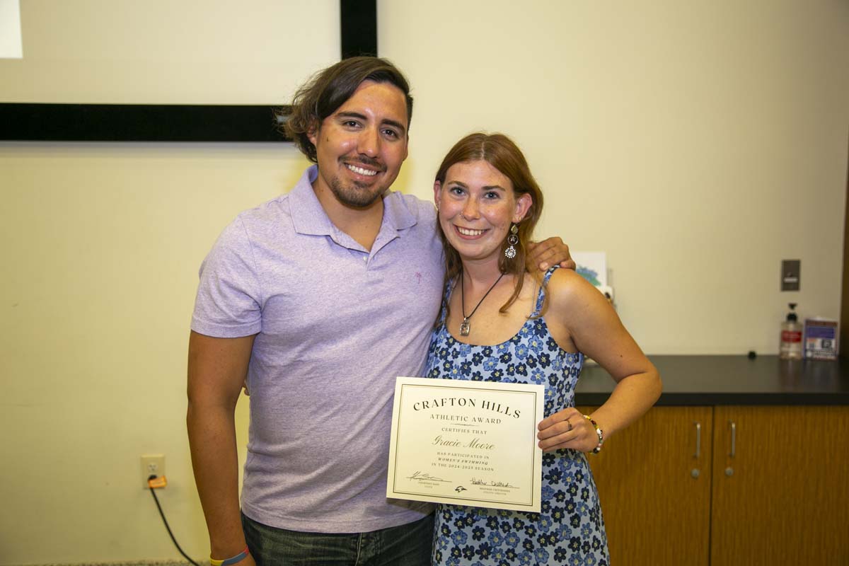 CHC Student Athletes are recognized at Athletics Banquet.