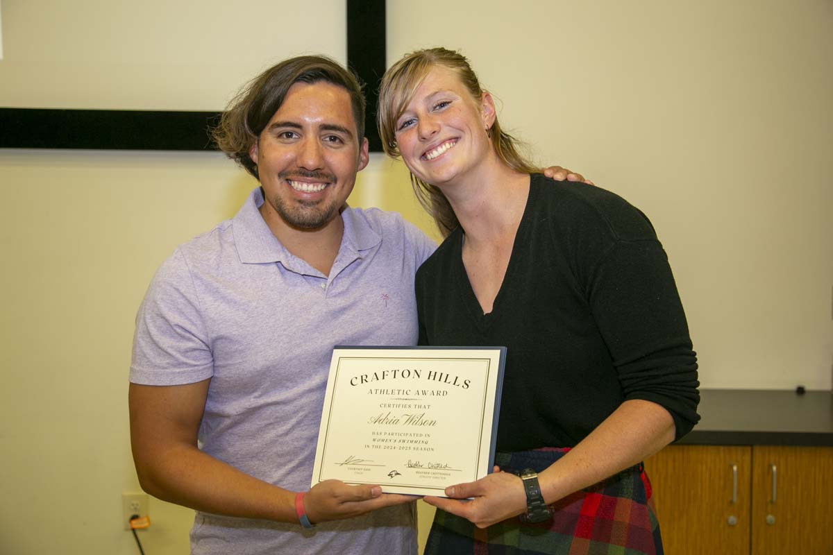 CHC Student Athletes are recognized at Athletics Banquet.