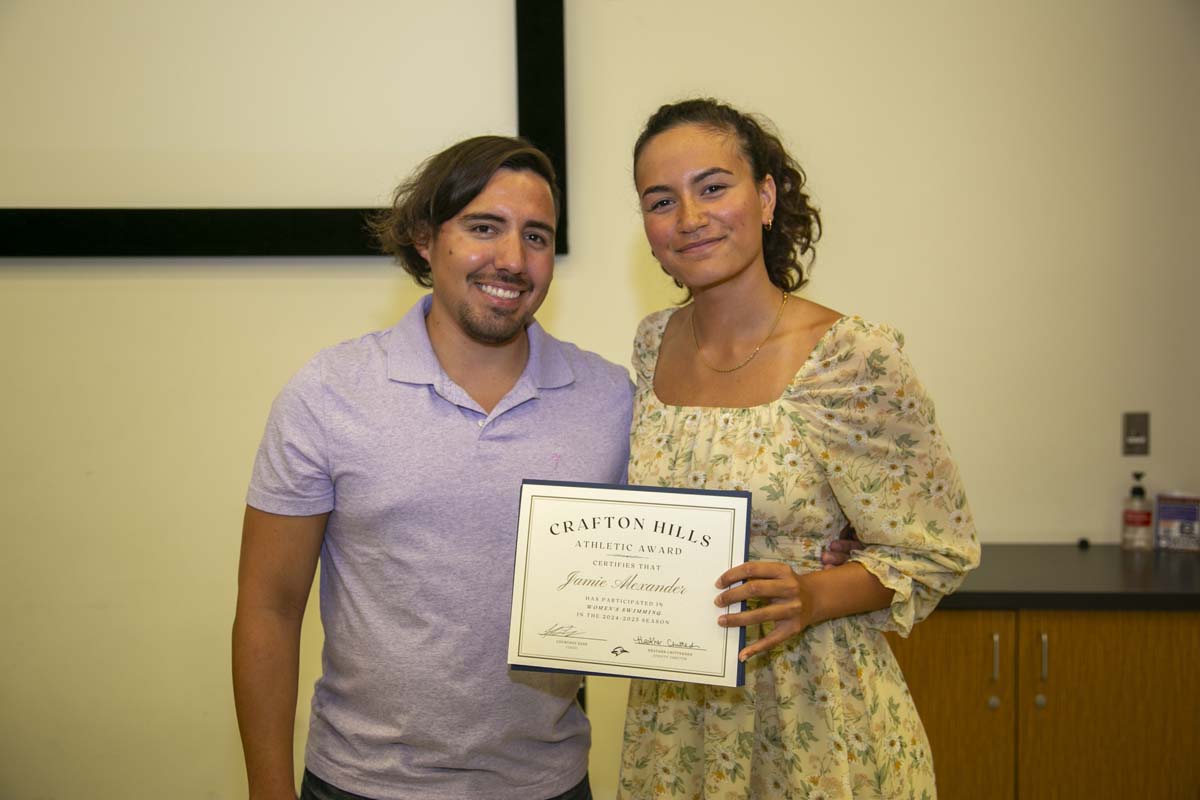 CHC Student Athletes are recognized at Athletics Banquet.