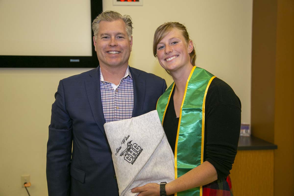 CHC Student Athletes are recognized at Athletics Banquet.